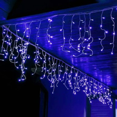 pol_pl_Kurtyna swietlna 500 led girlanda lampki wewnetrzno zewnetrzne sople niebieski 29780_2