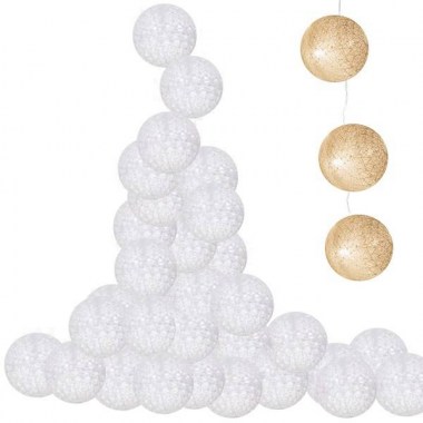 pol_pl_Lampki dekoracyjne cotton balls 30 LED 30 kul biale 28262_1