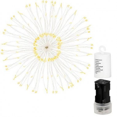 pol_pl_Lampki eksplodujaca gwiazda 100 Led bialy cieply z programatorem na baterie 31666_1